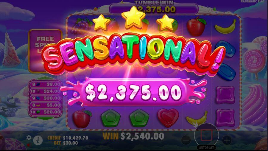 Sweet Bonanza 1000 — большой выигрыш x2100